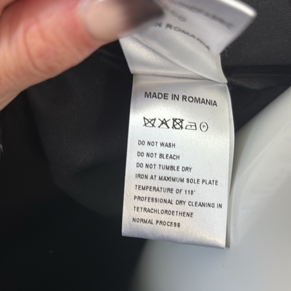 Vivienne Westwood Anglomania Twisted Trousers in Black Wool Blend Italian 40 - Picture 8 of 11